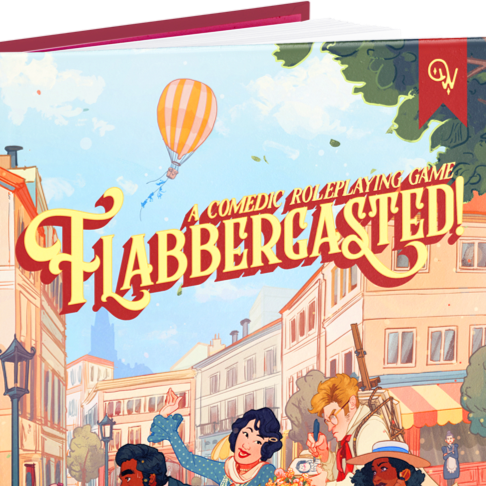 Flabbergasted is a rules-lite and narrative-driven tabletop RPG set in the roaring 20s by Fleur and Chelsea Sciortino, edited by Amber Logsdon. ENNIE Nominated - Product of the Year, 2023