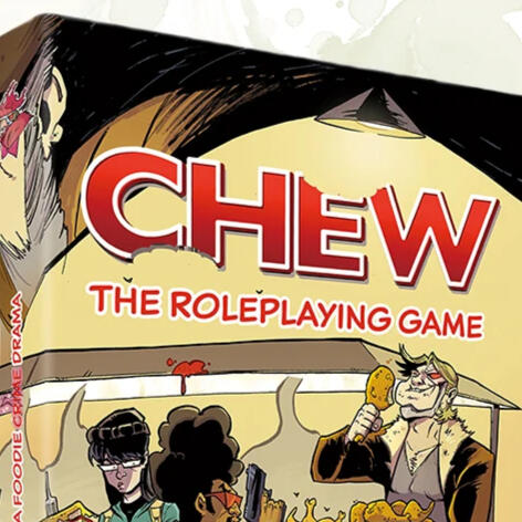 CHEW: the Roleplaying Game is the ENNIE-winning TTRPG based on the Image comic book series and New York Times Best Seller, CHEW. Published by Imagining Games, Chew was written by a team led by Pete Petrusha, including Amber Logsdon. **ENNIE Winner - Judge'